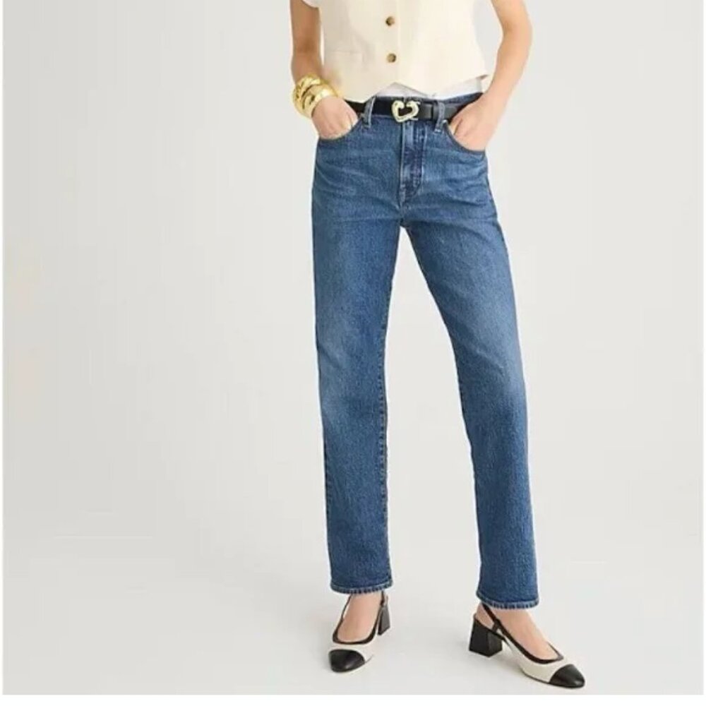 J. Crew Classic straight jean in Bronson wash